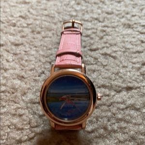 Pink flamingo watch